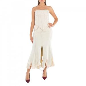 2000 아카이브 아이스 데님 프레이드 엣지 코르셋 1523FWTP03-ID