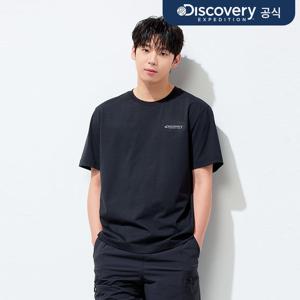 남성 에버딘 스몰로고 반팔티셔츠 (BLACK) DMRS63053-BKS