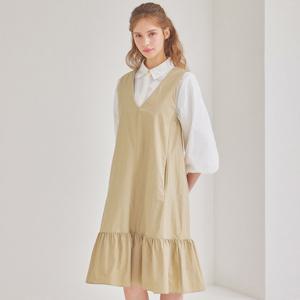 [매긴]딥 V넥 슬리브리스 원피스_PBMF5S1OP3120