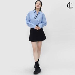 엘케이트 여자 셔츠 봄 블라우스 레이어드 솔리드 베이직 남방 LCHT070