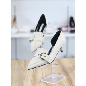 바이로쏘 세이브존06 포인티드토 벨티드 장식 슬림힐 5cm (BY)24S11346BG3W