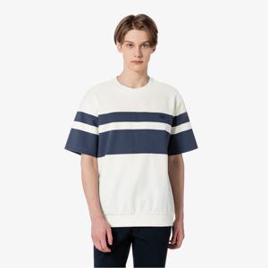 라코스테 공식 남성 오버핏 밀라노 체스트 스트라이프 티셔츠 TH653E-55G C7Z