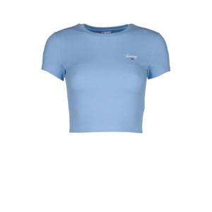 타미힐피거 진스 여성 연하늘 크롭탑 DW0DW17986 C3S