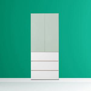 파로마 네오 알로 원터치 3단 서랍 옷장 NES604