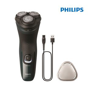 필립스 전기면도기 3000X 시리즈 X3002/00 다크 포레스트 그린