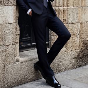 바쏘옴므 데일리 스트레치 슬림핏 히든밴딩 팬츠(WSZ2MP92A)