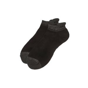 헤지스골프  (HUSS5E102BK)  25SS 블랙 남성 컬러배색 면혼방 발목양말