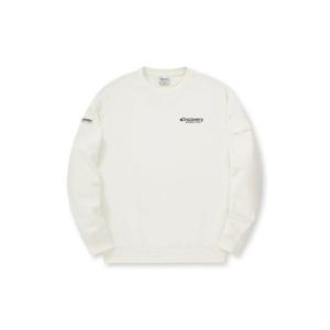 디스커버리긴팔티 AQS DXMT35044-IVS 와펜 포켓 맨투맨