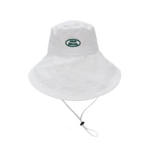 [몽버디] 파스텔 나일론 쿨 버킷햇 WHITE