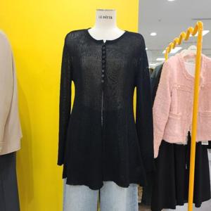 르피타 DP01 시스루A라인 롱가디건 L252USW453