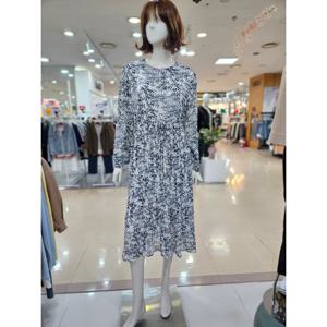 [아날도바시니]스모크 긴팔 스트링 훌 원피스 AY04OP31S