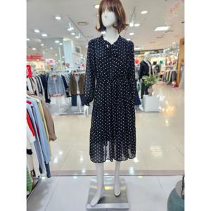 [아날도바시니]도트 타이넥 훌 원피스 AY04OP33S