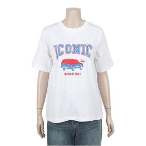 [지프]여성 레터링 포인트 기본핏 반팔티셔츠 (JP0TSF222)