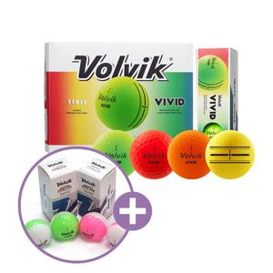 볼빅 (25)비비드 듀얼코어 골프공/ 3PCS