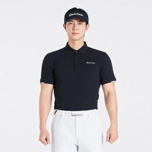 테일러메이드 남성 피케 반팔 티셔츠