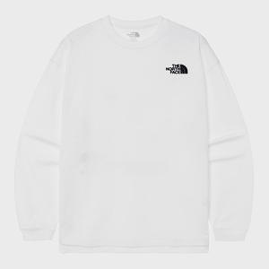 [노스페이스 화이트라벨]돔 로고 긴팔 라운드티 NT7TR03K_OWH