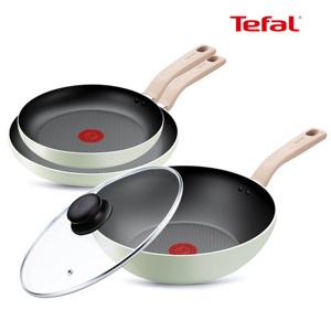 테팔 인덕션 민트 세이지 4종(팬24+28+웍28+유리뚜껑28)