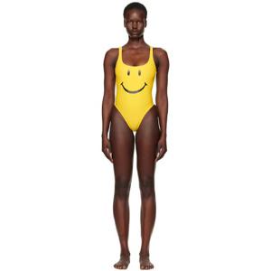 모스키노 원피스 옐로우 스마일리 스윔수트 251720F103002