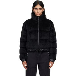 몽클레어 패딩 블랙 아이세 에코퍼 다운 재킷 242826F061027
