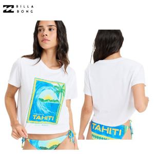 [퀵실버] 록시 ATLAS OCEANREGULAR 크롭 반팔티 RF21ST056_WB6