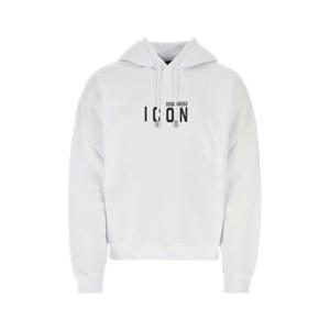 디스퀘어드2 후드 티셔츠 S79GU0134S25516 100 WHITE