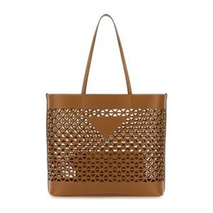 프라다 카라멜 가죽 컷아웃 쇼핑백 1BG5032CY4 F03BH