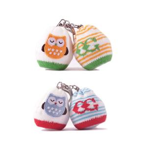 콜리스 니트 부엉이 투볼주머니