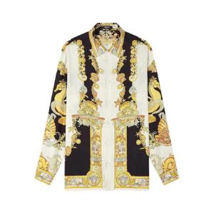 25 FW 베르사체 코랄 시어터 실크 셔츠 10194381A14567 TP438205276