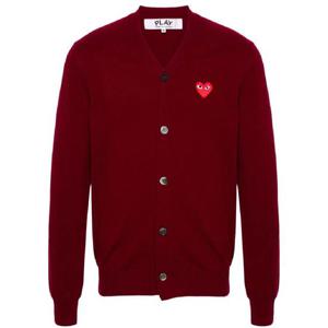 25 FW 꼼데가르송 V넥 울 가디건 AXN008051 TP432232903