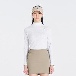 테일러메이드 여성 자가드 하이넥 티셔츠