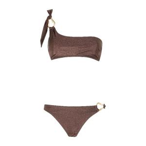 짐머만 아센션 트림 원숄더 비키니 탑 2901WSS253 CHOCOLATE