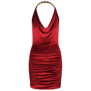 발망 홀터넥 체인 디테일 미니 드레스 FF1R5112JC64 3KD TP941330488