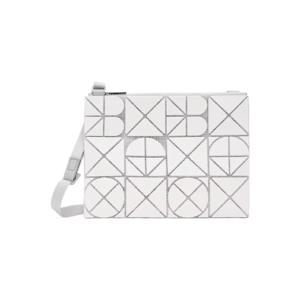 25 FW 바오바오 남성 화이트 폰트 크로스 숄더백 252730M170011