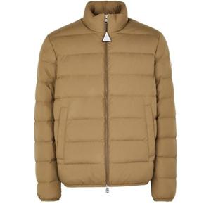 25 FW 몽클레어 Baudinet 보디네 카키 베이지 레귤러핏 하이넥 웰트포켓 다운 패딩