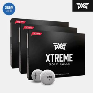 [3더즌 패키지] PXG 익스트림 프리미엄 골프볼[남여공용][화이트][3피스 36알]