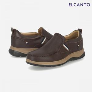 엘칸토  (LCMC94U526) 프리미엄 남성 소가죽 웨빙 슬립온 4cm