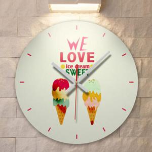 아트박스/꾸밈 cg061-스위트아이스크림_인테리어벽시계