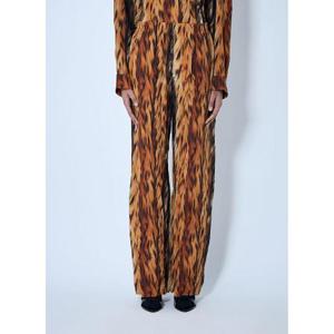 25 FW 발렌시아가 여성 AI 크록 실크 팬츠  bal0259001brn