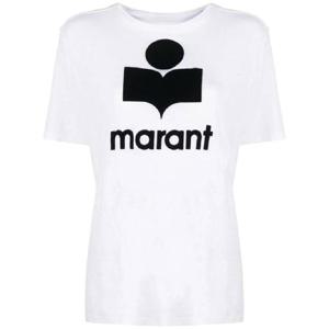 MARANT ETOILE T-shirts and Polos White TS0001FBA1N09E20WH