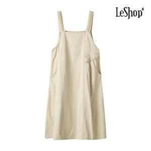 [르샵]꽈배기 끈 멜빵 원피스 (BP6OP029A)