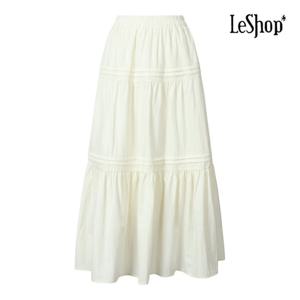 [르샵]플레어 밴딩 롱 스커트 (BP5SK006A)