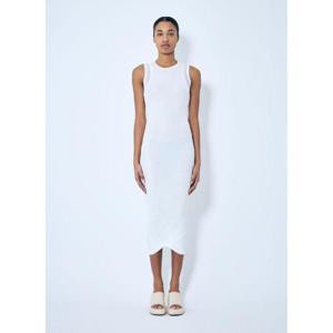 25 FW 질샌더 여성 레이어드 미디 원피스  jil0259006wht