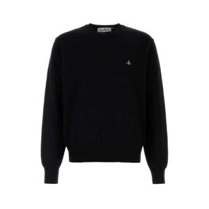 VIVIENNE WESTWOOD Black cotton blend Alex sweater 27010012Y001V N401