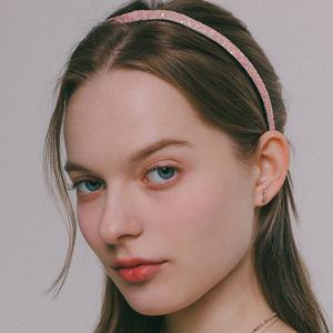 제이로렌 컬러 글리터 스팽글 헤어밴드 H01438