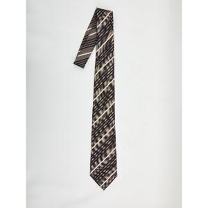 생로랑 스트라이프 실크 와이드 테이퍼드 타이 8250413Y002 286