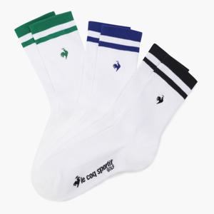 [르꼬끄골프] [온라인 전용] 남성 크루 삭스(3set) (GQ321MSO89)