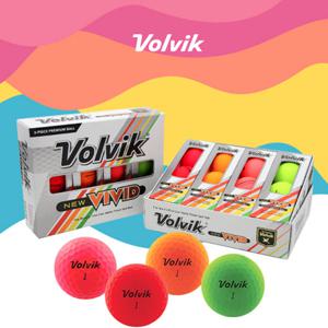 볼빅 골프공 뉴 비비드 포커스 라인 골프볼 3피스 12구