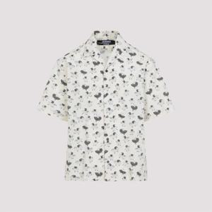 자크뮈스 반팔 셔츠 SHM00200BW00691 1KK PRINT DUCK LIGHT BEIG