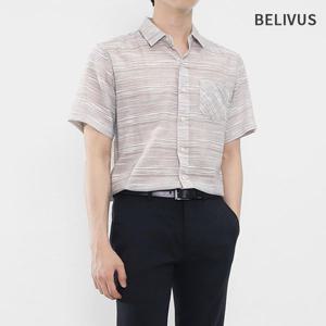 [빌리버스]빌리버스 남성 반팔 셔츠 패턴 여름 카라 남방 BBI043