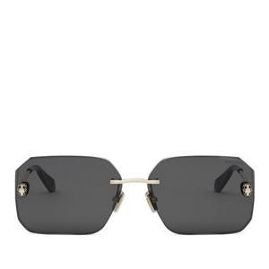 불가리 림리스 다크 렌즈 지오메트릭 선글라스 BV40026U 33A